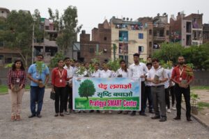Read more about the article Tree Plantation Drive at Pratigya SMART Center, Jahangir Puri, Delhi