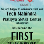 First SMART center to become solar powered, fire-resistant and water conservation, Pratigya SMART Center, Jahangirpuri